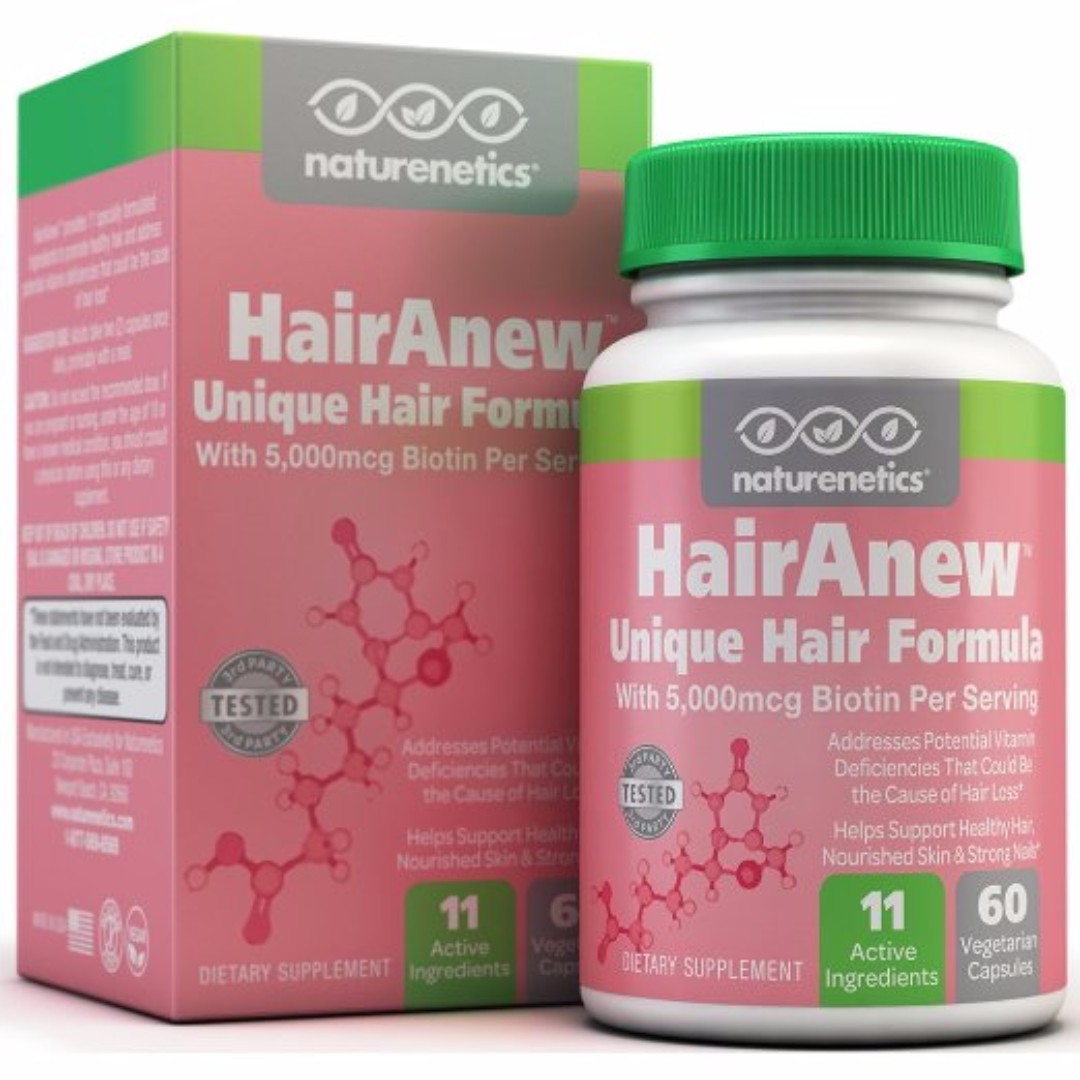 IN STOCK HairAnew Unique Hair Growth Vitamins With Biotin