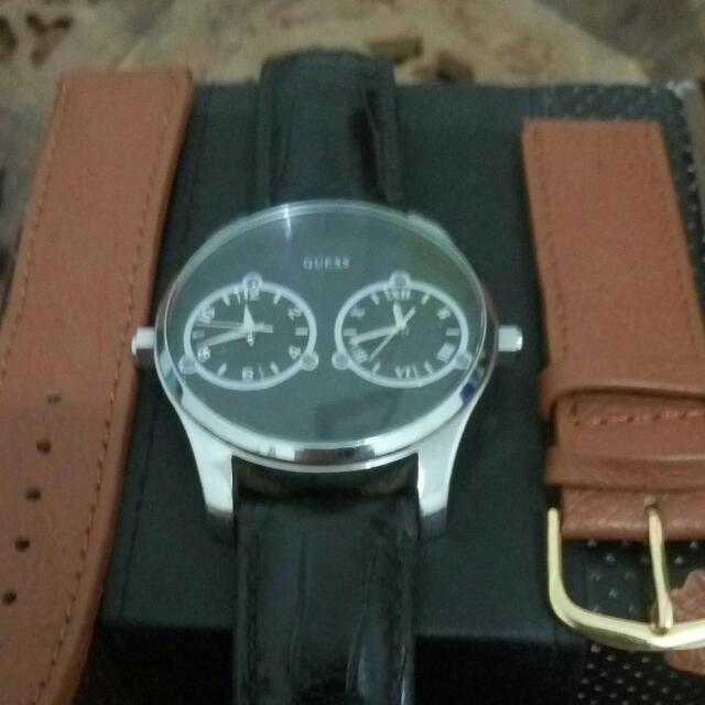 Guess dual time watch online