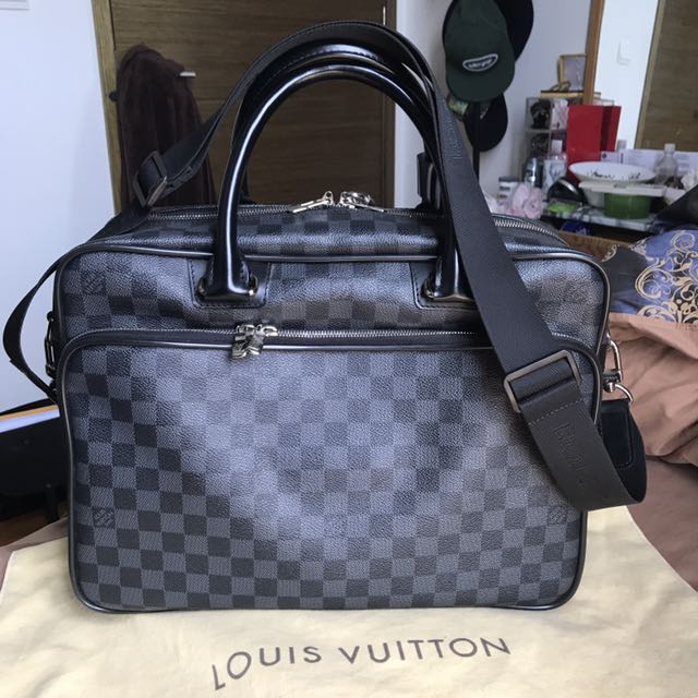 Louis Vuitton iCare In Damier Graphite, Luxury, Bags & Wallets on