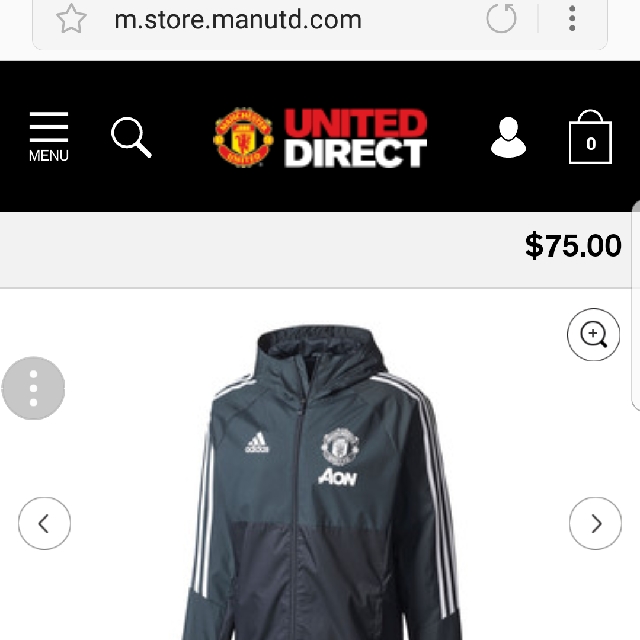 man united rain jacket