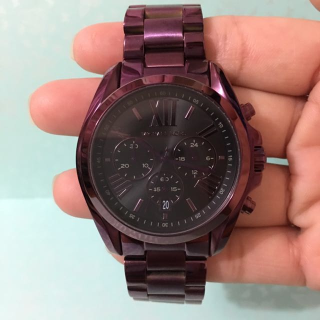 Michael kors purple smartwatch new arrivals