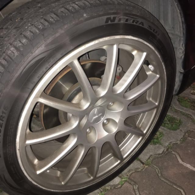 Mitsubishi Evo 10 Stock Rims Car Accessories On Carousell