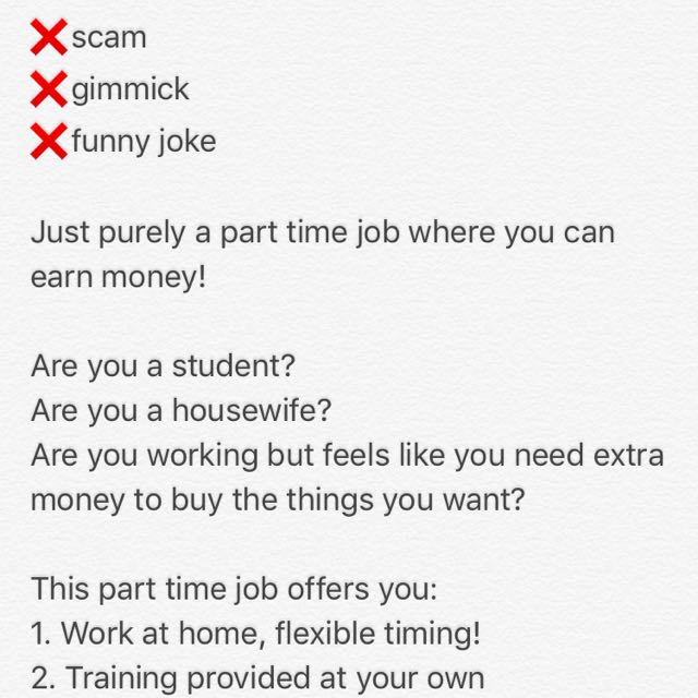 Online Part Time Job Work From Home Jobs Admin Finance On Carousell