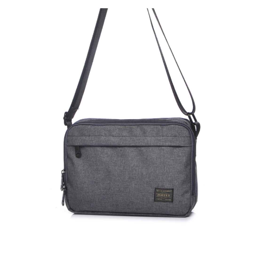 grey sling bag