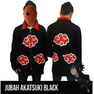 Jubah Akatsuki Black