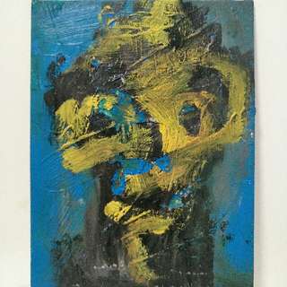 Original painting, A5, oil on canvas