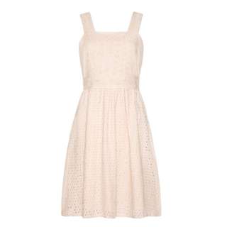 UK16 "Uttam Boutique" Broderie Anglaise Sun Dress In Cream #Take10off