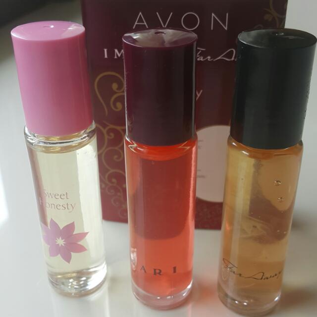 Avon Imari Far Away Sweet Honesty 3 In 1 Purse Concentre Gift Set 3