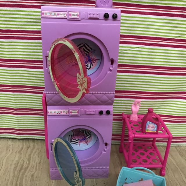 Barbie washing machine, Hobbies & Toys, Toys & Games on Carousell