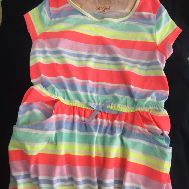 Bnew Cat Jack Dress Overrun Babies Kids Girls Apparel On Carousell