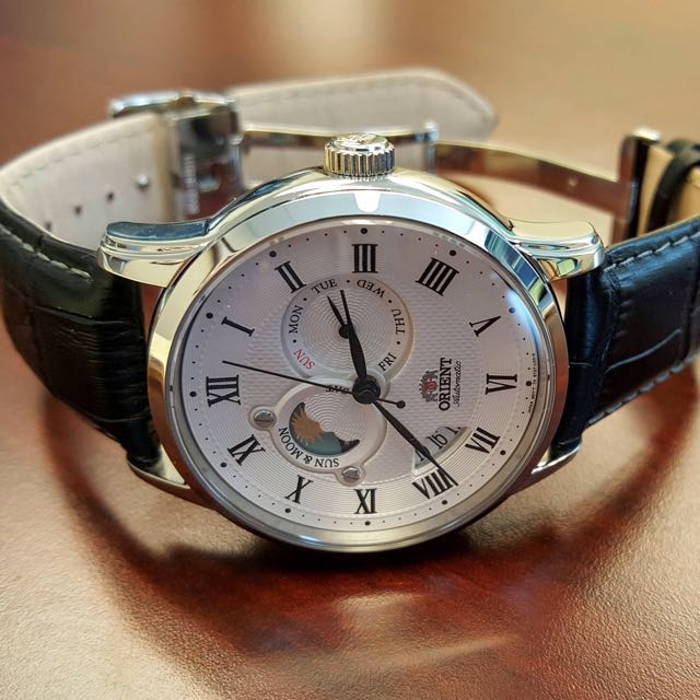 Orient automatic sun and moon collection fet0t002s0 et0t002s men's watch new arrivals