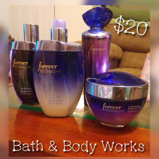 Brand New Bath Body Works Forever Midnight Fragrance Set