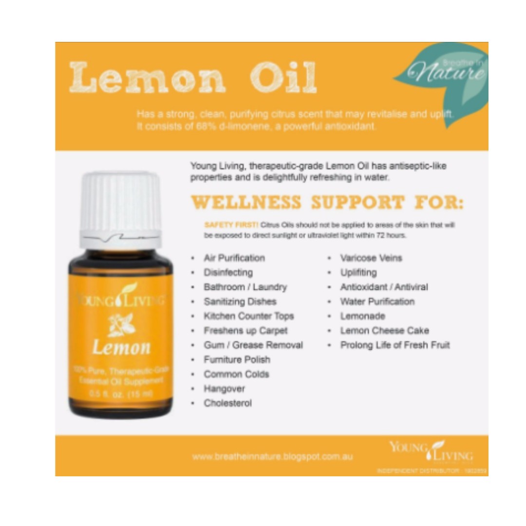 BRAND NEW> Young Living Lemon Essential Oil 5ml, Beauty & Personal Care,  Face, Face Care on Carousell