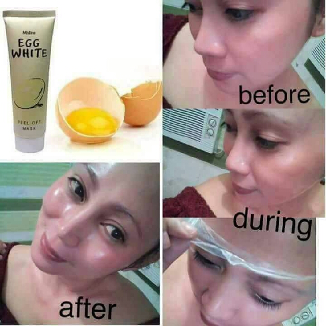 Egg white skin tightening before and after