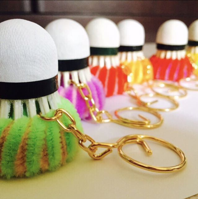 Badminton keychain best sale