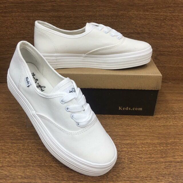 Keds Wedge Shoes, Women's Fashion, Footwear, Sneakers on Carousell