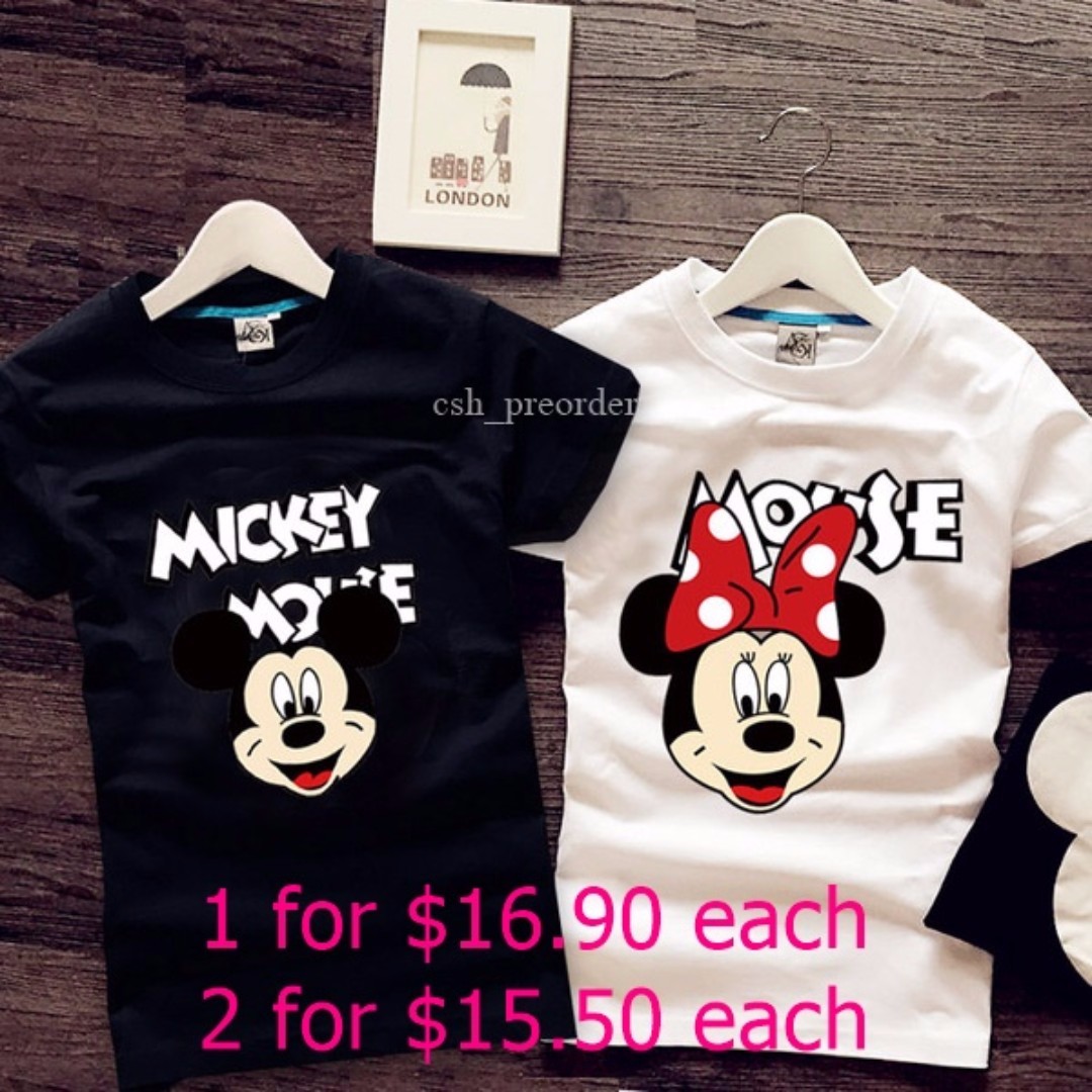 mickey and minnie couple shirts