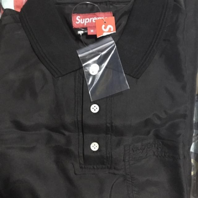 Supreme sales silk polo