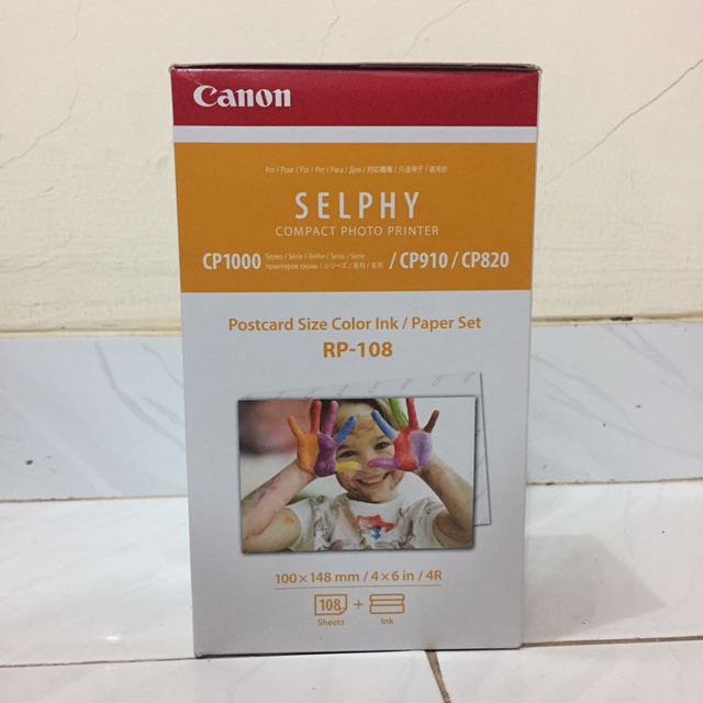 tinta kertas printer canon selphy cp1000 cp910 cp820