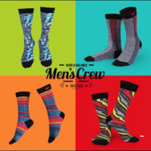 World Balance Socks, Men's Fashion 