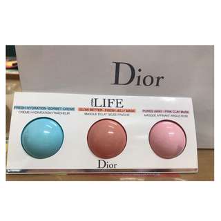 Dior花植水漾面膜與凝霜