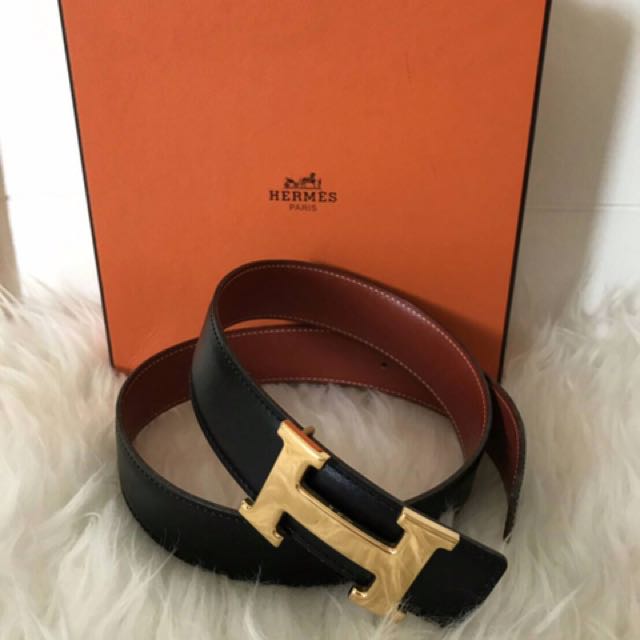 hermes belt brown