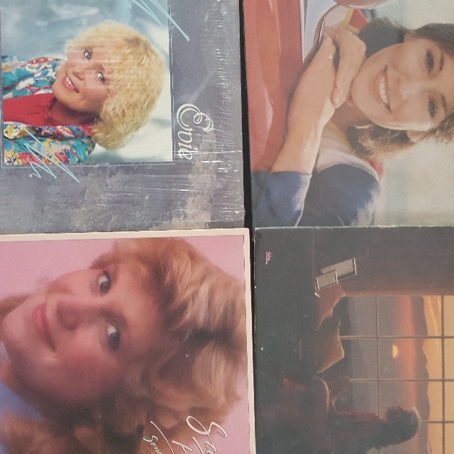 9 pieces of vinyl records Sandi Patti Michelle Pillar Eva Domingo Jim ...