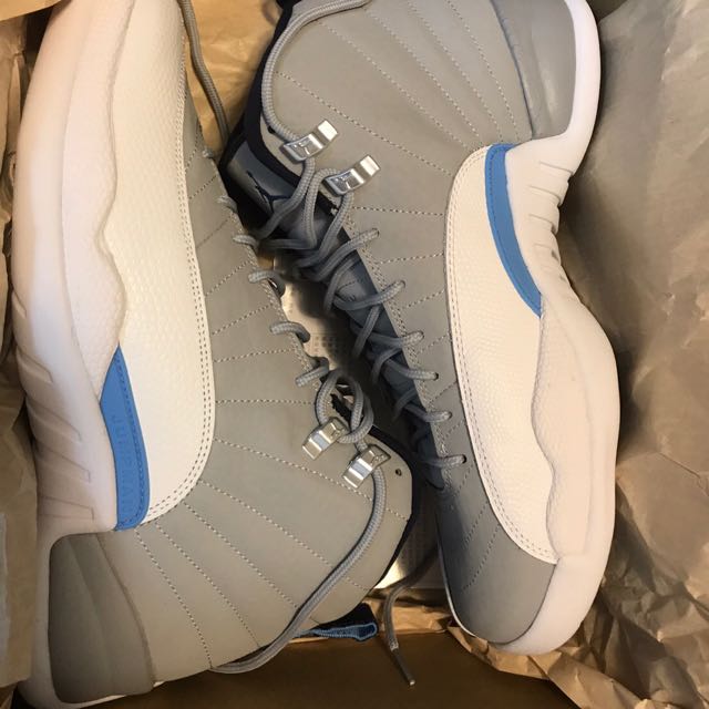 jordan 12 retro grey university blue