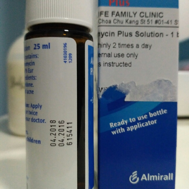 Aknemycin Plus Solution For Acne Health Beauty Bath Body On Carousell