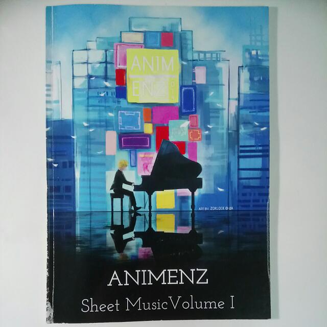 Anime Piano Sheet Music Book