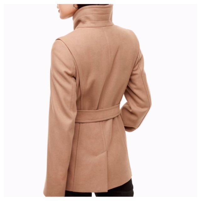 Aritzia Babaton Spencer Coat camel XXS Women s Fashion Clothes on Carousell