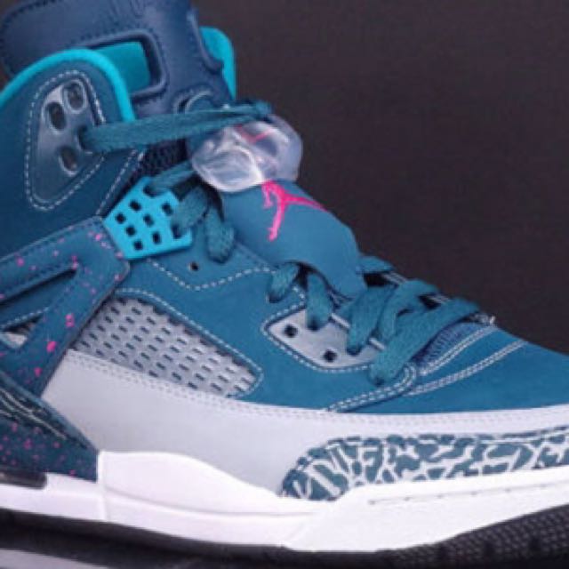 Authentic AIR JORDAN SPIZIKE Tropical Teal SiZE 40.5 Men s Fashion Footwear Sneakers on Carousell