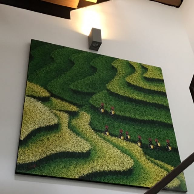 Beautiful Padi Field Oil Painting Furniture Home Decor On Carousell