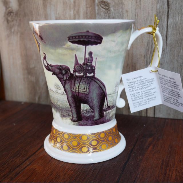 大象骨瓷coffee鬱金香杯 居家生活 家庭雜貨在旋轉拍賣