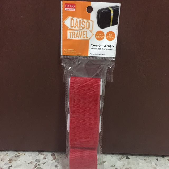 Luggage discount strap daiso