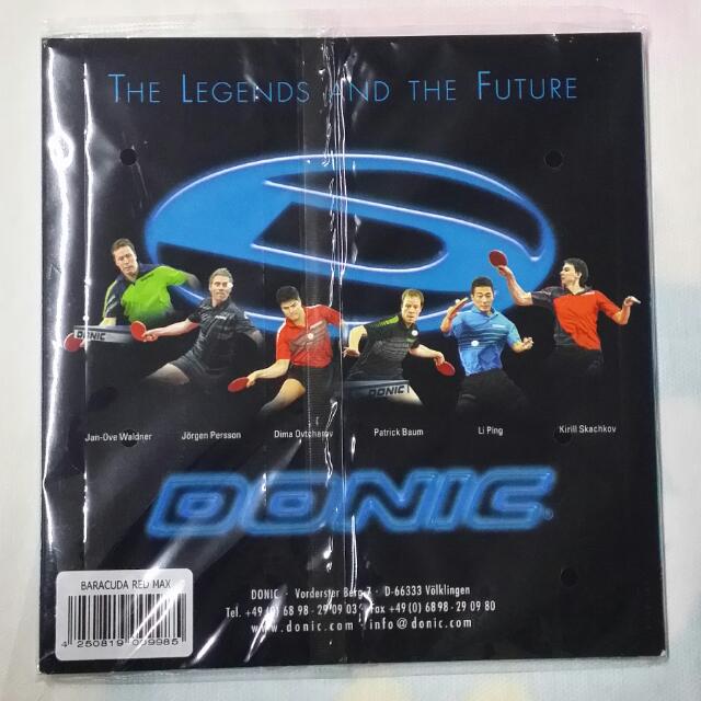 Donic Baracuda Table Tennis Rubber, Sports Equipment, Sports & Games