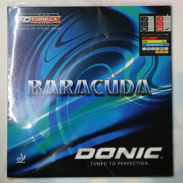 Donic Baracuda Table Tennis Rubber, Sports Equipment, Sports & Games ...