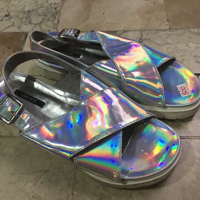 forever 21 holographic shoes