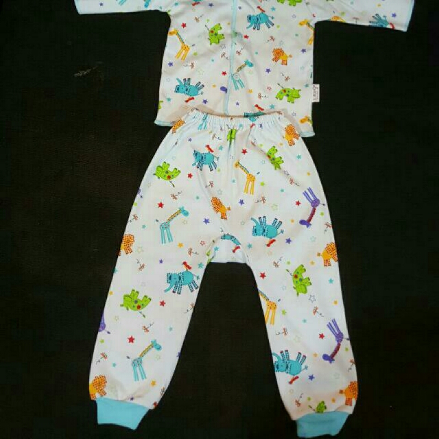 Free Mail New Kiddy Palace Baby Home Wear 1 Set Animal Safari