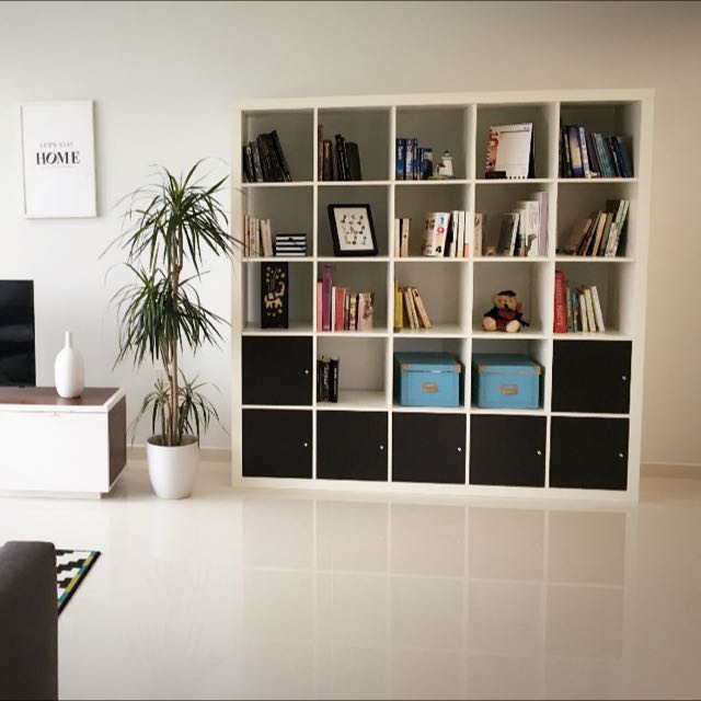 Ikea cheap shelf 5x5