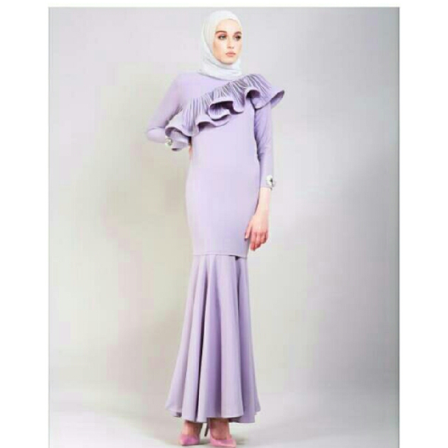  Baju  Kurung  Jannahnoe Zenrith in Dusty  purple  