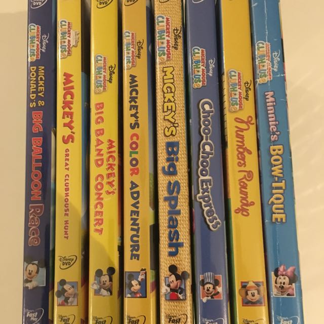 Mickey Mouse Clubhouse DVD Lot