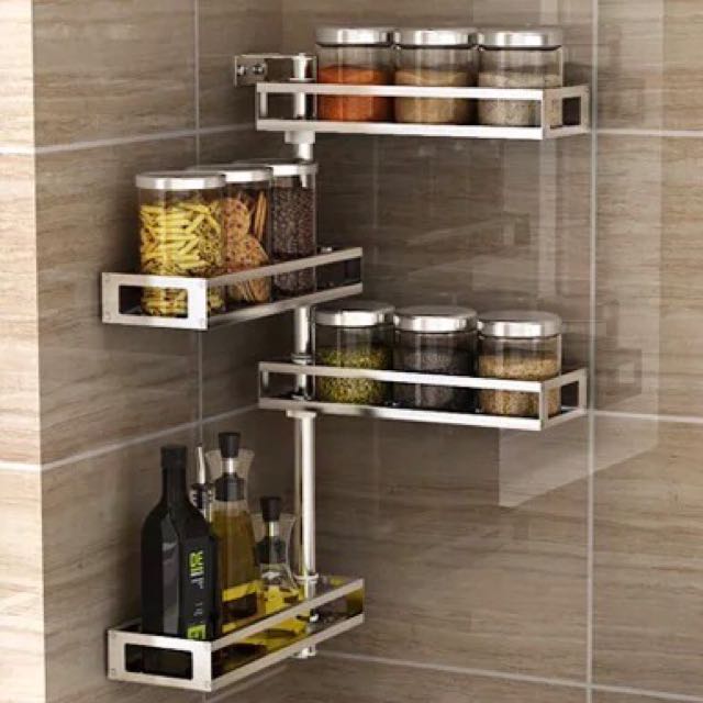 Rotate kitchen rack outlet