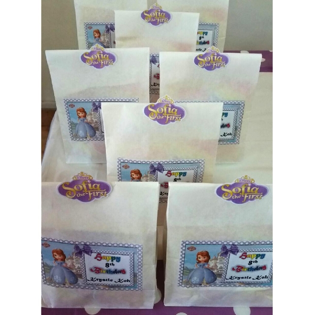 SOFIA THE FIRST Theme Goodie Bags, Babies & Kids, Going Out, Diaper