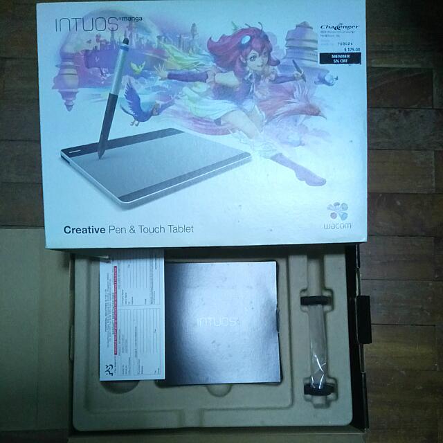 Wacom Intuos Manga Pen And Touch Cth 480 Entertainment J Pop On