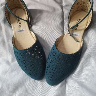 Sepatu Laser Talu Biru Tosca