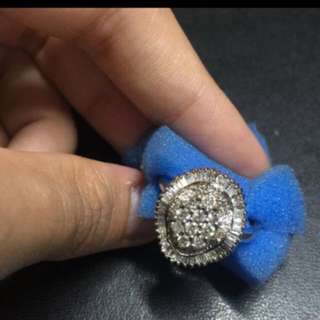 High End custom made diamond ring