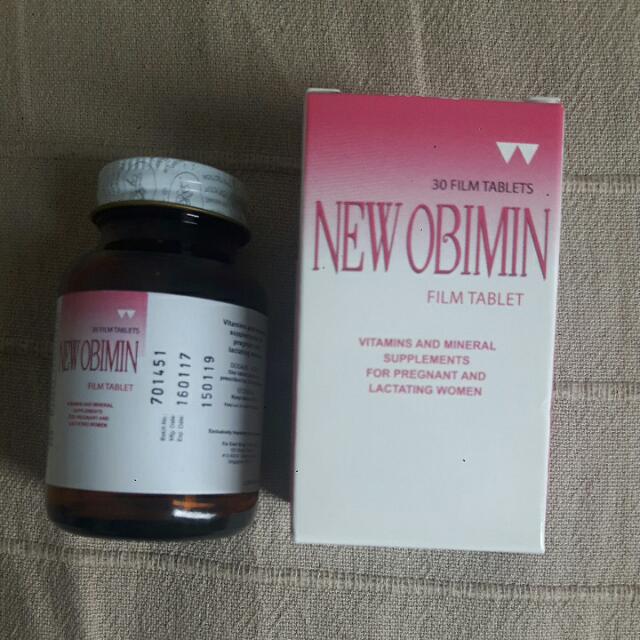 2x New Obimin Vitamins And Mineral Supplements For Pregnant And Lactating Women Pregnancy Folic Acid Ovulation Maternity Babies Kids Maternity Care On Carousell