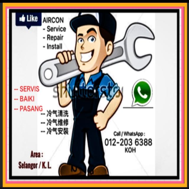 Aircond Service Install Repair Peralatan Dapur Di Carou Tunjuk Banyak Lagi Peralatan Dapur Photo