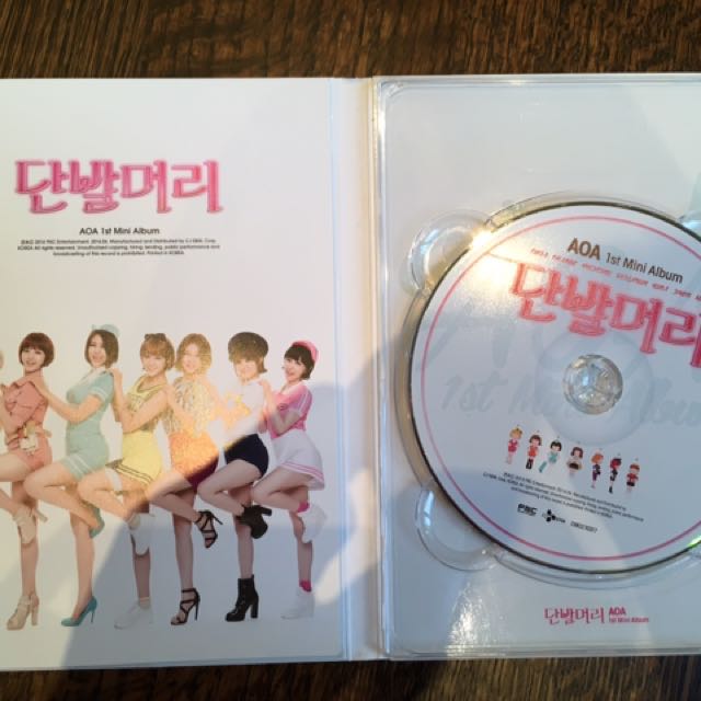 AOA 《Short Hair》 1st mini album with photo card, K-Wave on Carousell